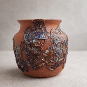 Midnight Bloom Vase - Handmade Ceramic Decorative Vase